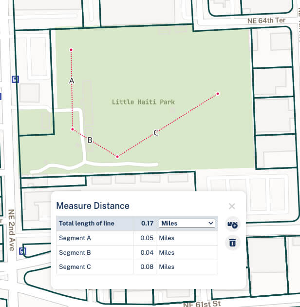 Measure Distance Tool